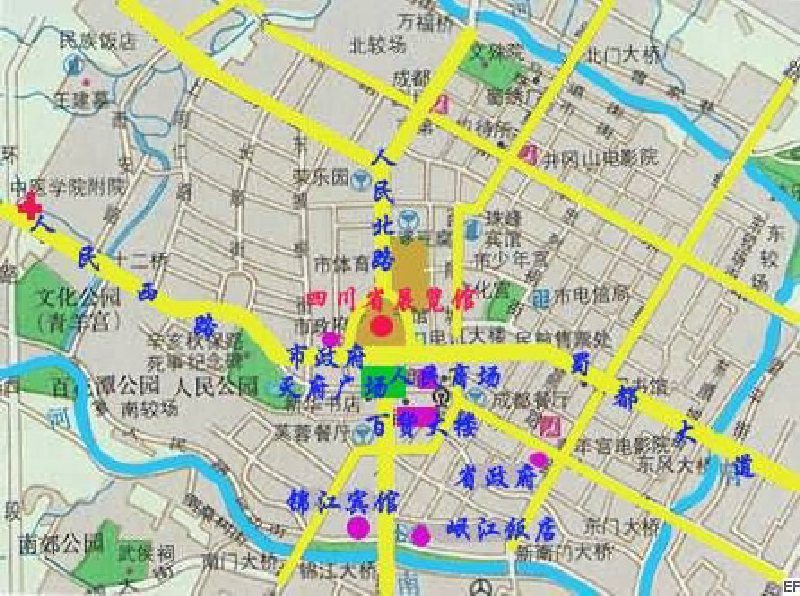 四川省科技館交通圖